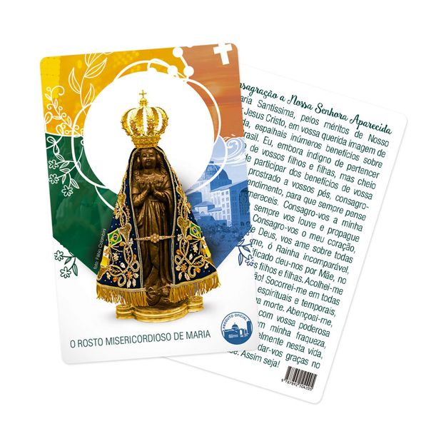 Loja Oficial Santuário Nacional Card Nossa Senhora Aparecida ...