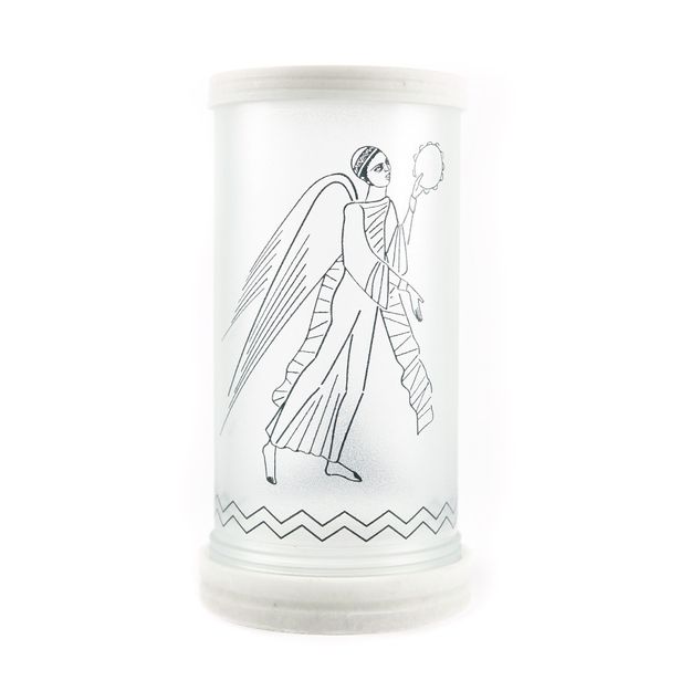 Porta-velas-Anjo-negro Porta-velas-Anjo-negro